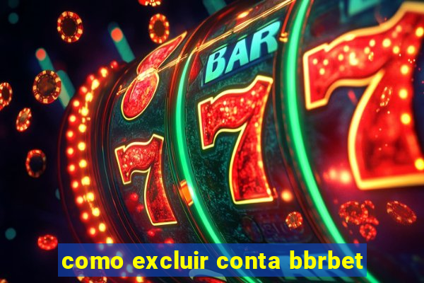 como excluir conta bbrbet